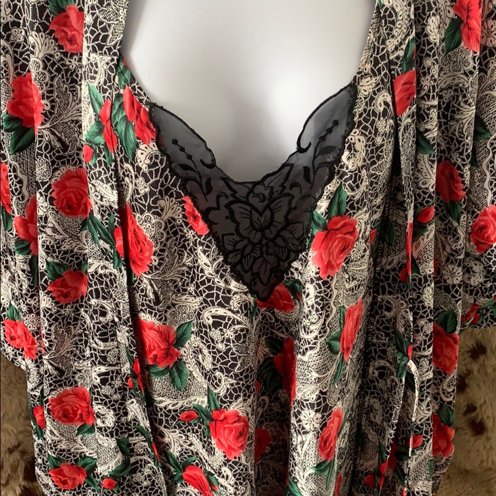 VINTAGE LINGERIE DRESS & ROBE - Picture 3 of 9